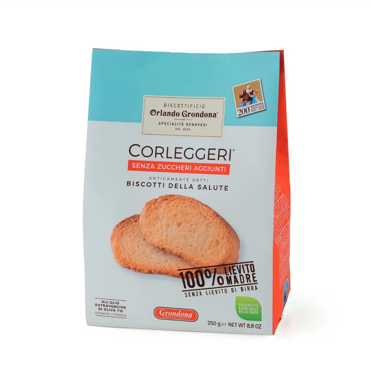 CORLEGGERI WITHOUT ADDED SUGAR 250 G