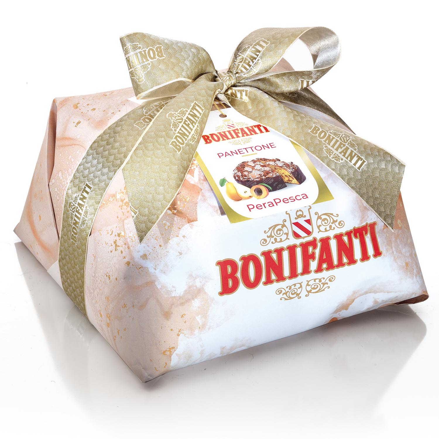 Panettone glassato pera e pesca Bonifanti 1kg