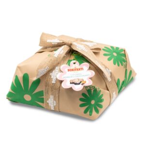 Incarto con colomba arancia e cioccolato Bonifanti